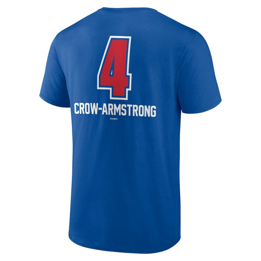 MLB Pete Crow-Armstrong Chicago Cubs Fastball Player Name & Number T-Shirt