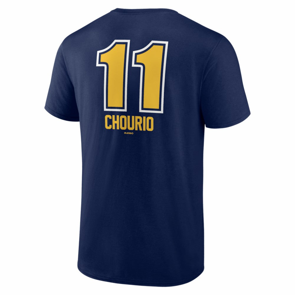 MLB Jackson Chourio Milwaukee Brewers Fastball Player Name & Number T-Shirt