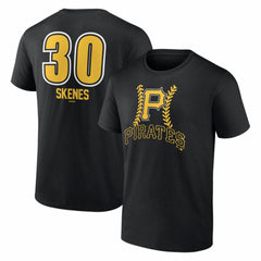 MLB Paul Skenes Pittsburgh Pirates Fastball Player Name & Number T-Shirt
