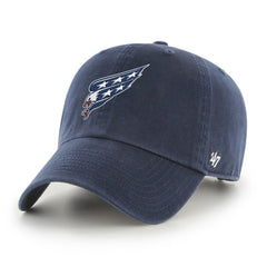 NHL Navy Washington Capitals '47 Alternate Clean Up Adjustable Hat