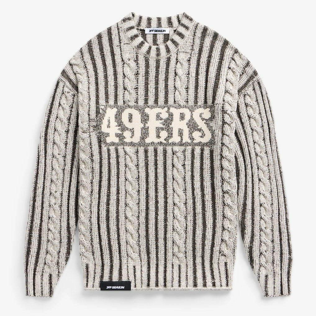 Off Season x NFL Unisex Cable Knit Sweater - San Francisco 49ers