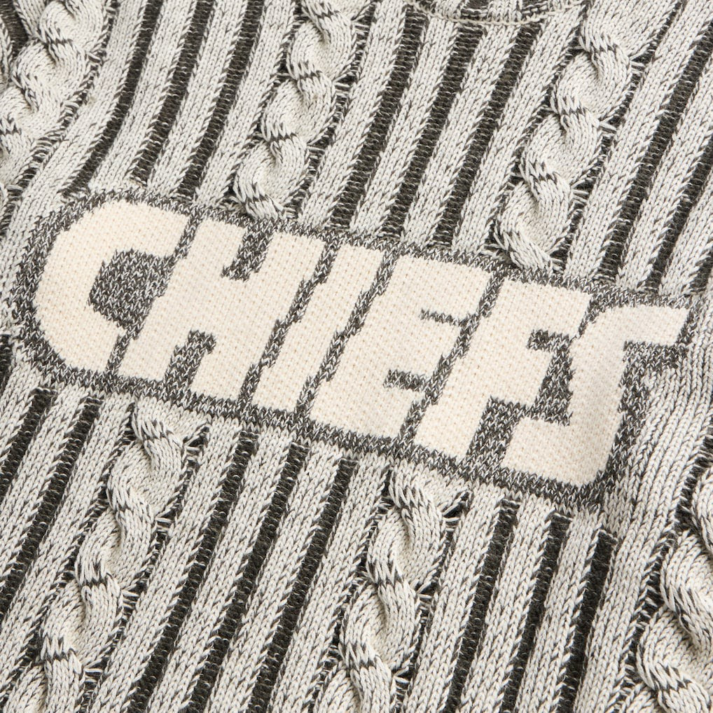 Off Season x NFL Unisex Cable Knit Sweater - Kansas City Chiefs