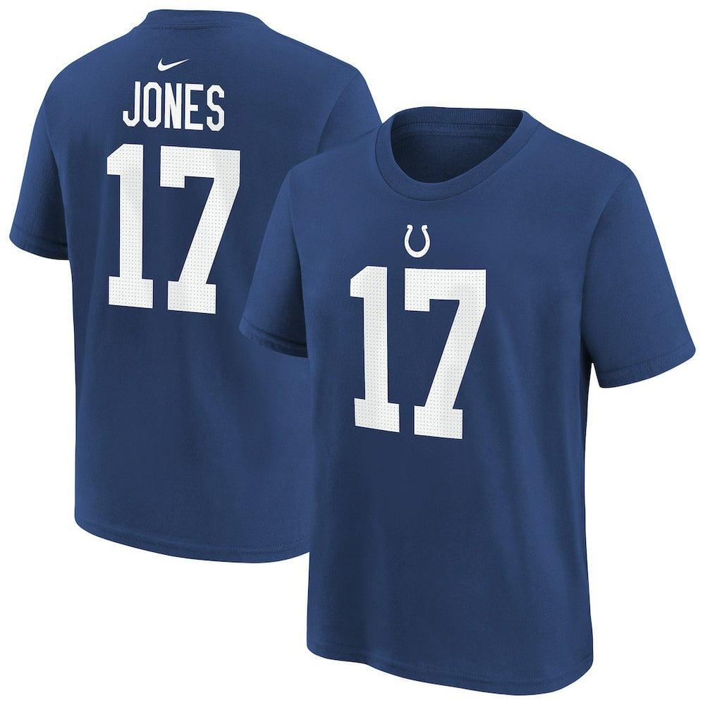 Daniel Jones  Youth Player Name & Number T-Shirt - Indianapolis Colts