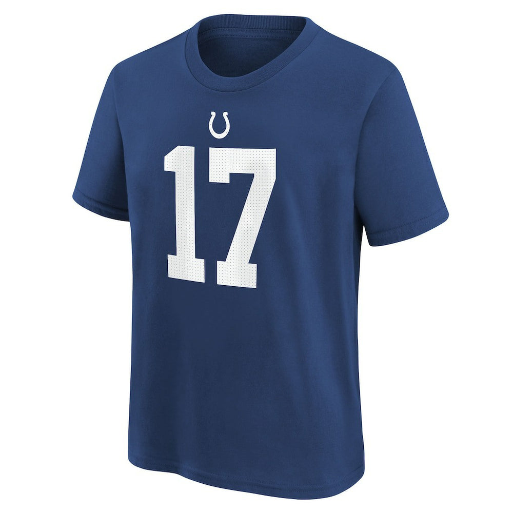 Daniel Jones  Youth Player Name & Number T-Shirt - Indianapolis Colts