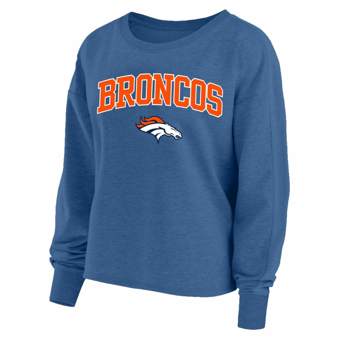 Profile Women's Plus Size Acid Wash Raglan Sweatshirt - Denver Broncos