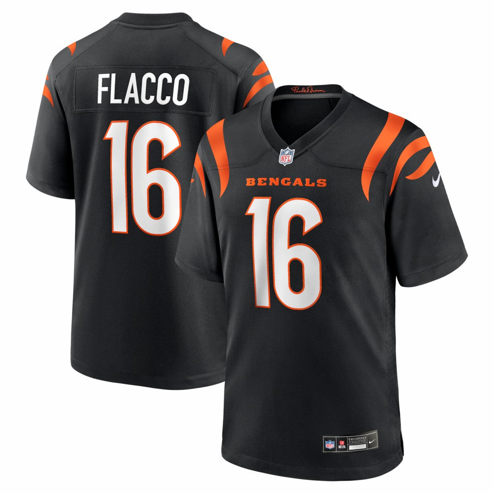 Joe Flacco  Team Game Jersey - Cincinnati Bengals