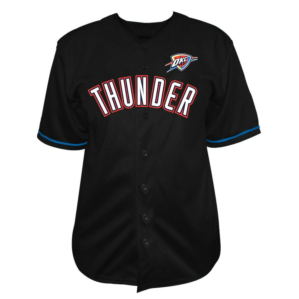 NBA Oklahoma City Thunder Big & Tall Pop Full-Button Jersey