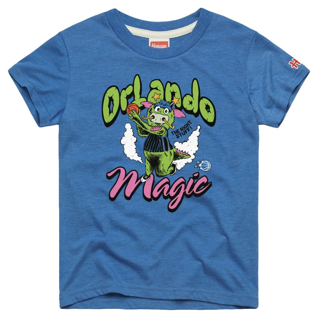 NBA Orlando Magic Homage Youth The Right Stuff Tri-Blend T-Shirt