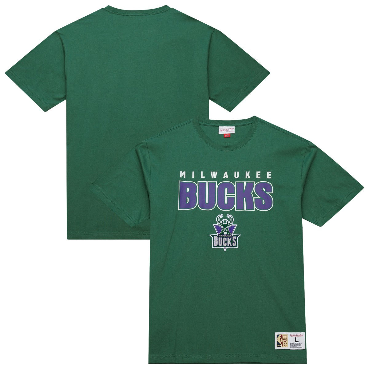 NBA Milwaukee Bucks Hardwood Classics Throw It Back Premium T-Shirt