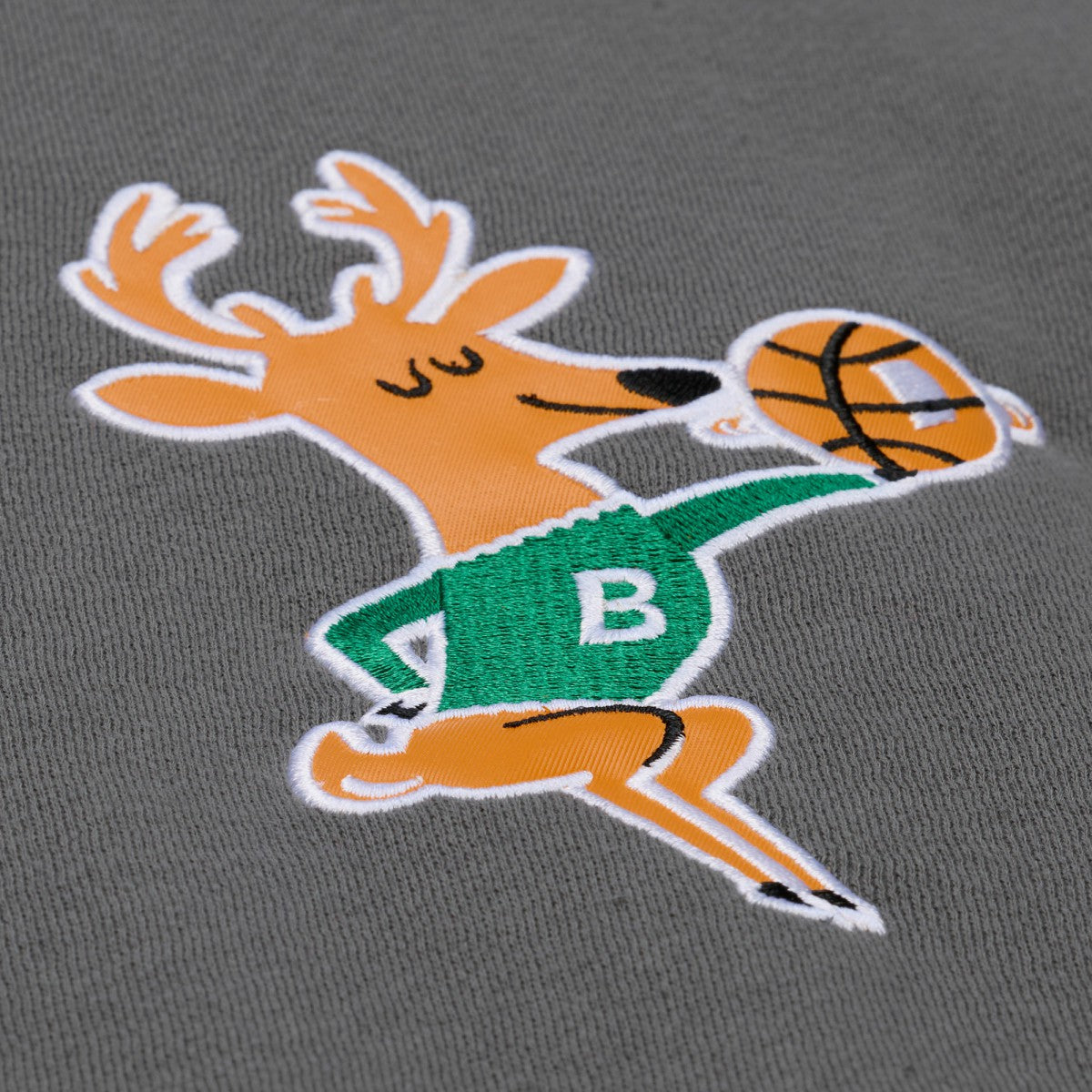 NBA Milwaukee Bucks Throw It Back Quilted Fleece Quarter-Zip Hoodie