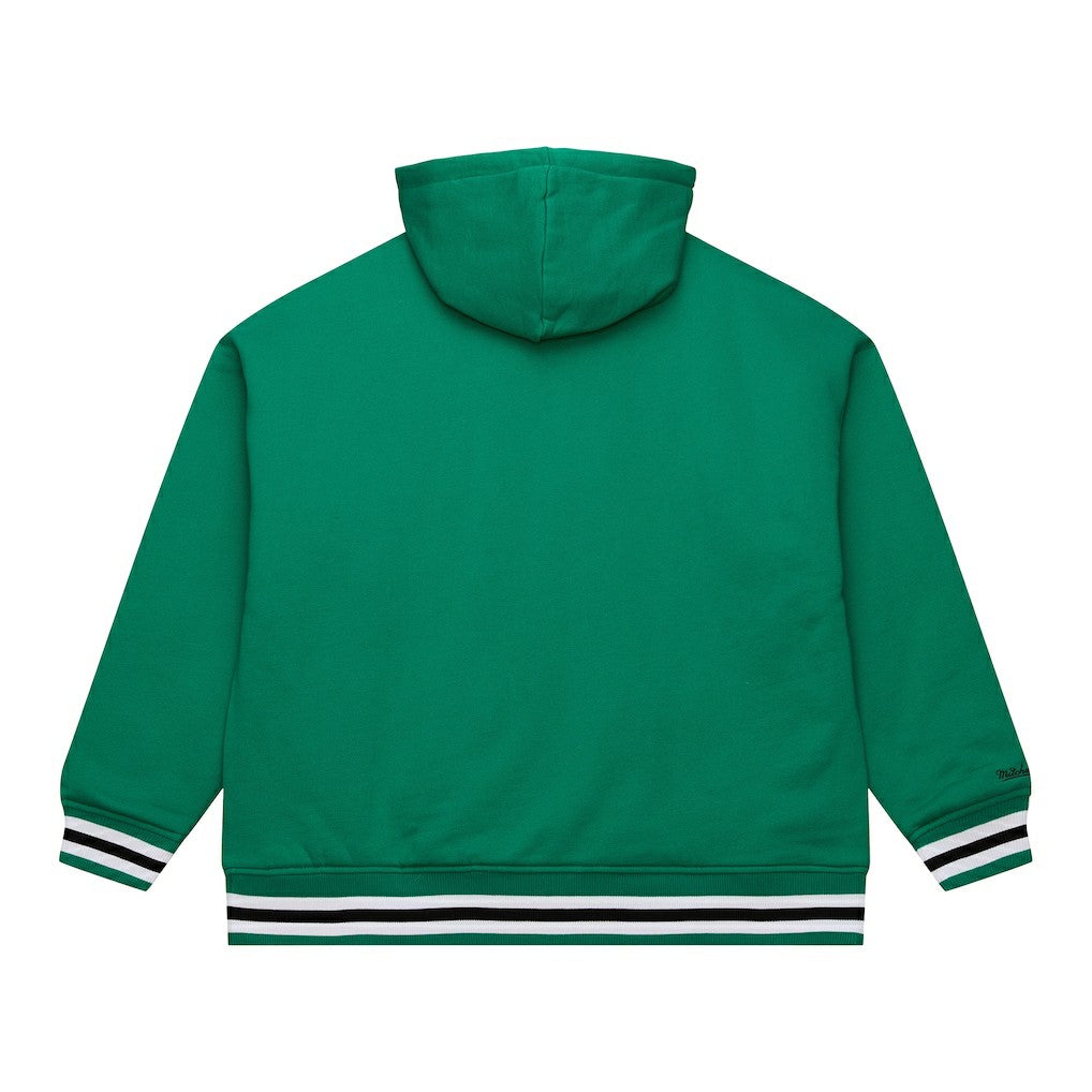 NBA Boston Celtics Throw It Back Quilted Fleece Quarter-Zip Hoodie