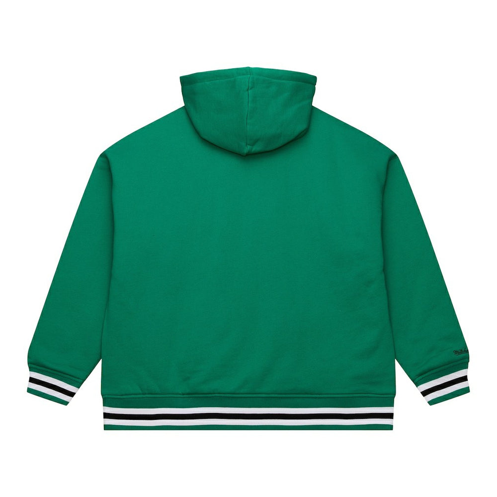 NBA Boston Celtics Throw It Back Quilted Fleece Quarter-Zip Hoodie