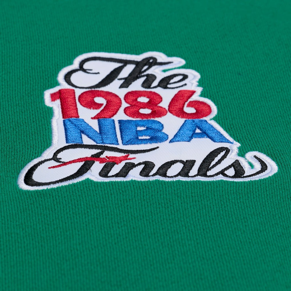 NBA Boston Celtics Throw It Back Quilted Fleece Quarter-Zip Hoodie