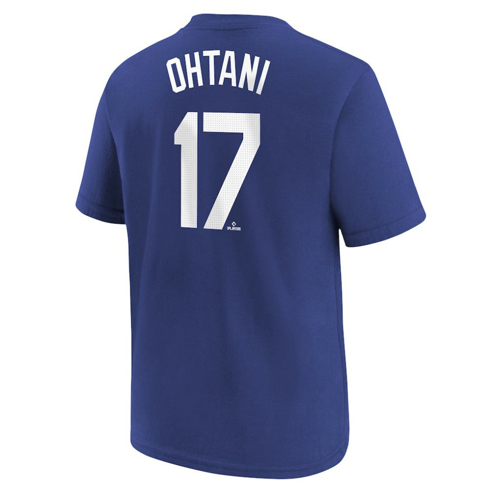 MLB Shohei Ohtani Los Angeles Dodgers Nike Youth 2025 World Series Champions Name & Number T-Shirt