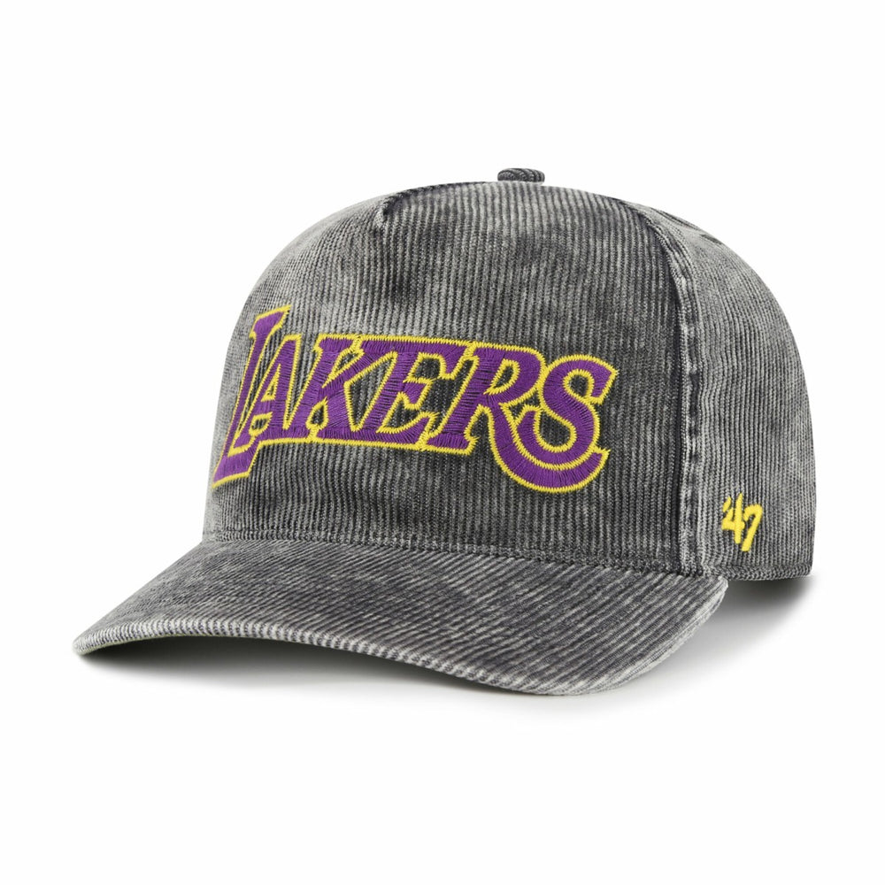 NBA Los Angeles Lakers '47 Reclaim Snow Wash Corduroy Adjustable Hitch Hat