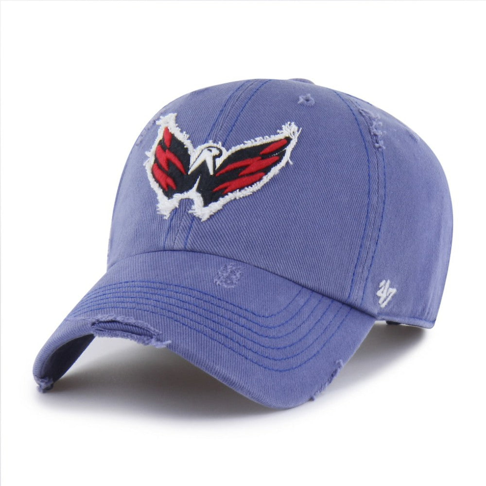 NHL Blue Washington Capitals '47 Weathered Clean Up Adjustable Hat