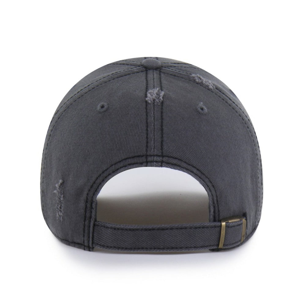 NHL Charcoal Boston Bruins '47 Weathered Clean Up Adjustable Hat