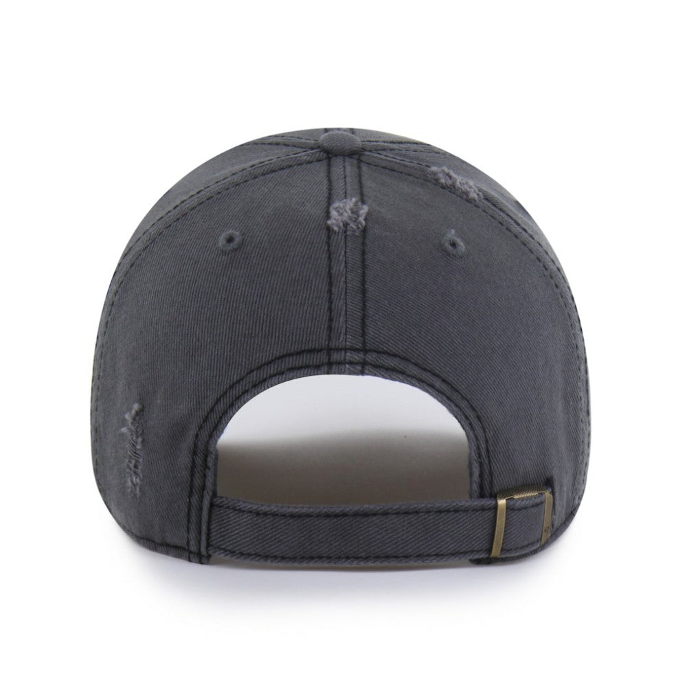 NHL Charcoal Chicago Blackhawks '47 Weathered Clean Up Adjustable Hat