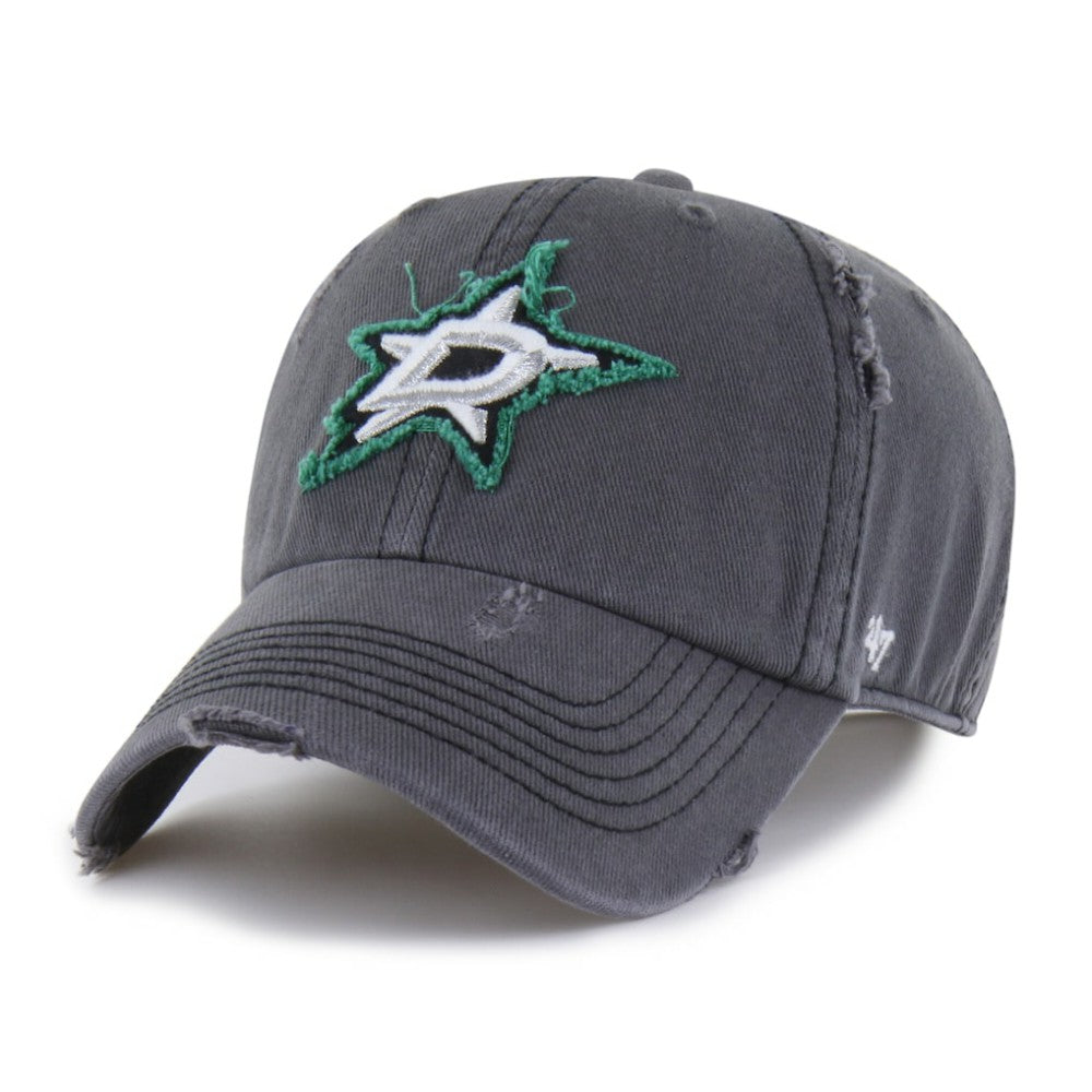 NHL Charcoal Dallas Stars '47 Weathered Clean Up Adjustable Hat