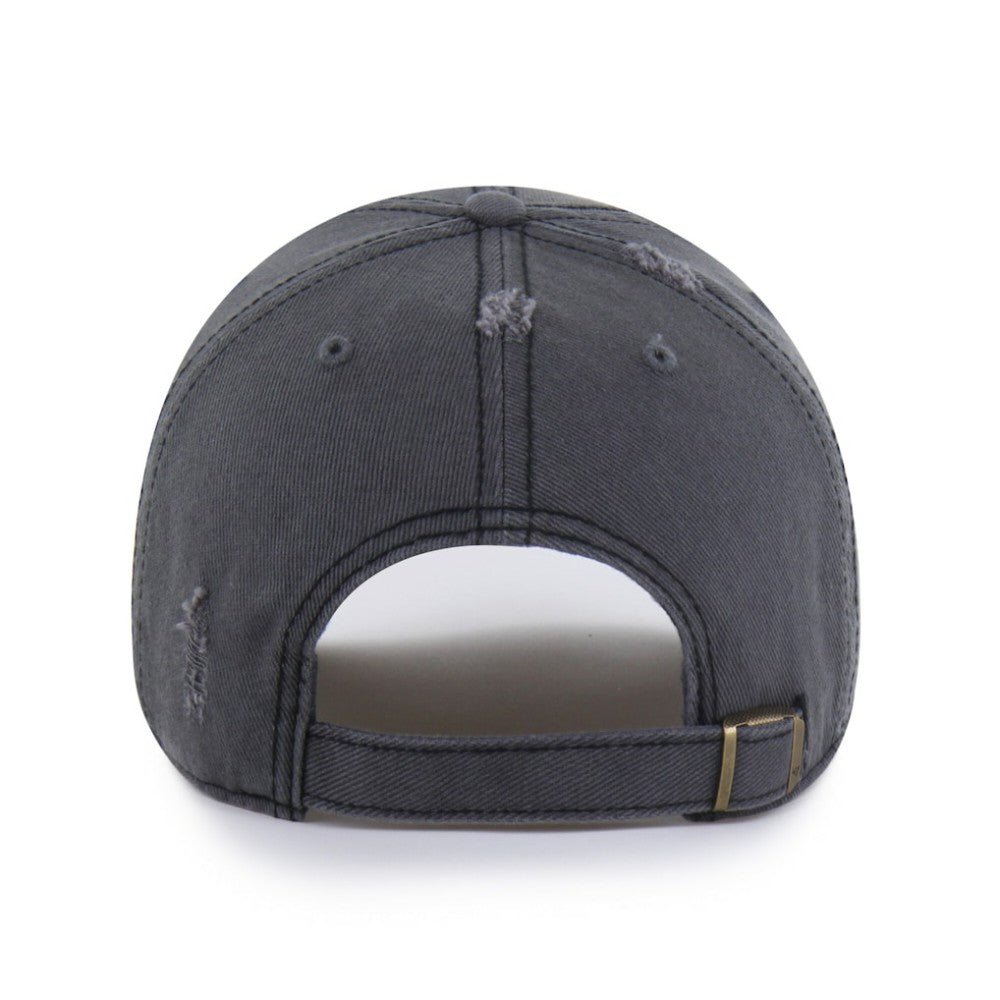 NHL Charcoal Philadelphia Flyers '47 Weathered Clean Up Adjustable Hat