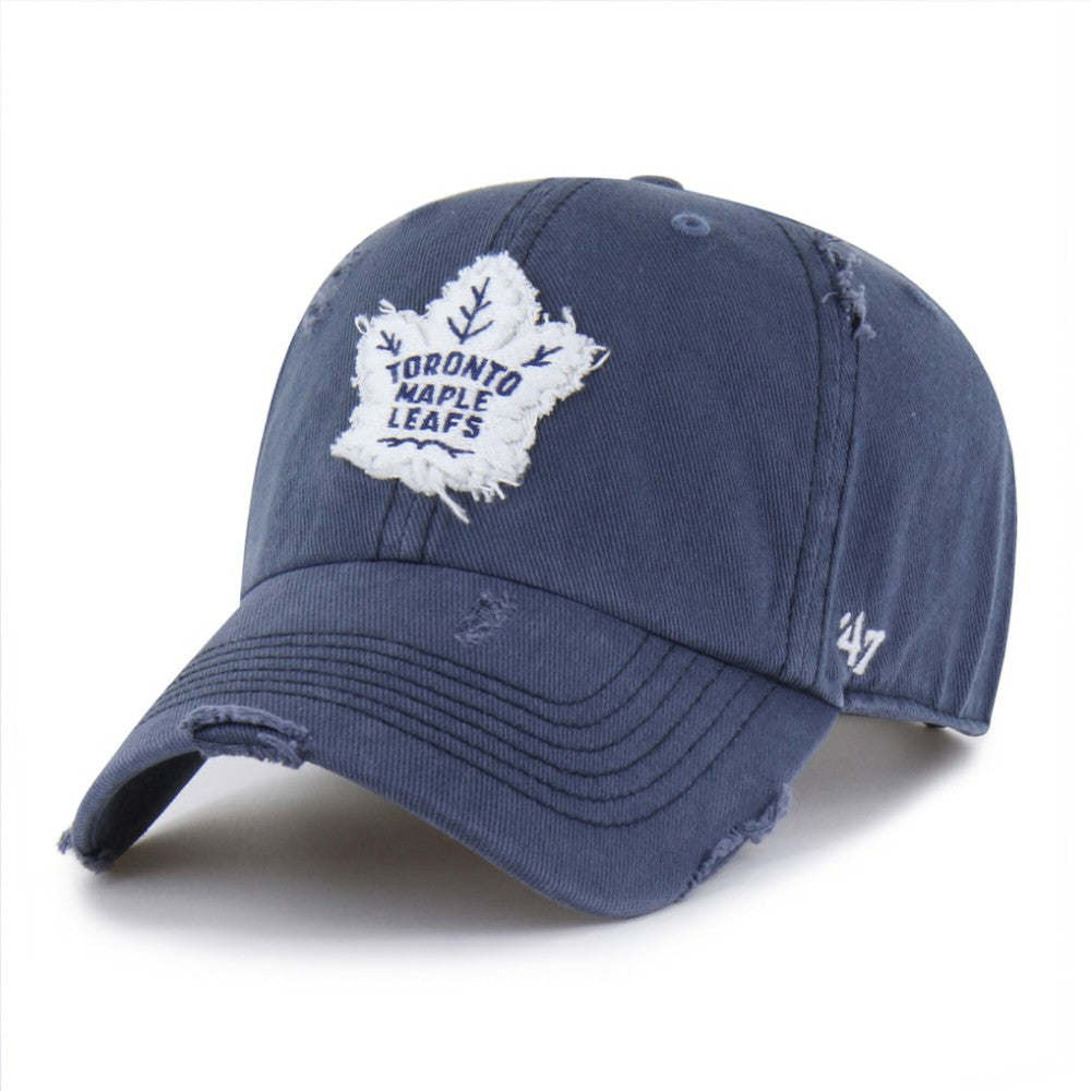 NHL Navy Toronto Maple Leafs '47 Weathered Clean Up Adjustable Hat