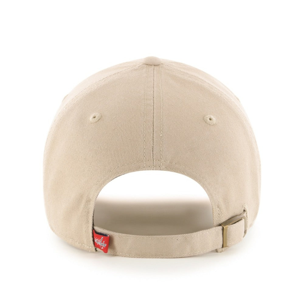 NHL Khaki Washington Capitals '47 Logo Clean Up Adjustable Hat