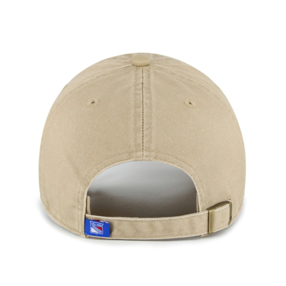 NHL Khaki New York Rangers '47 Logo Clean Up Adjustable Hat