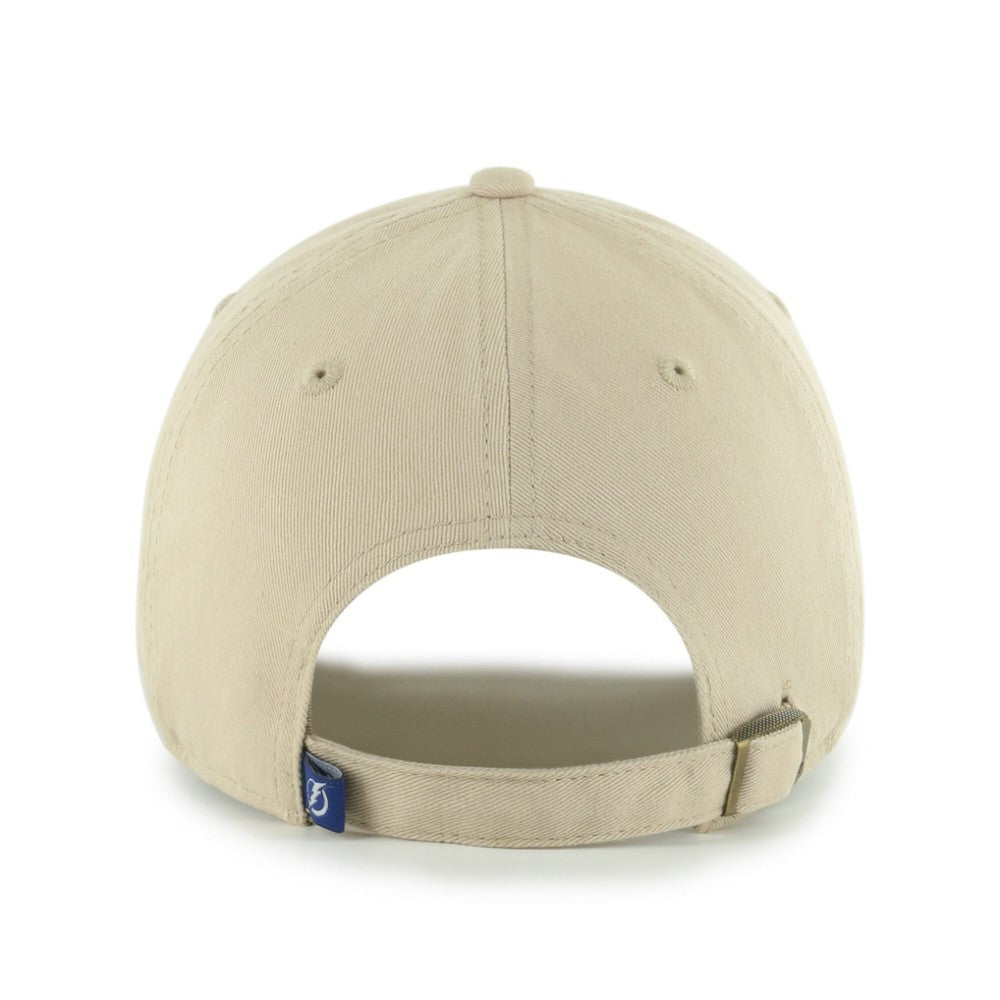 NHL Khaki Tampa Bay Lightning '47 Logo Clean Up Adjustable Hat