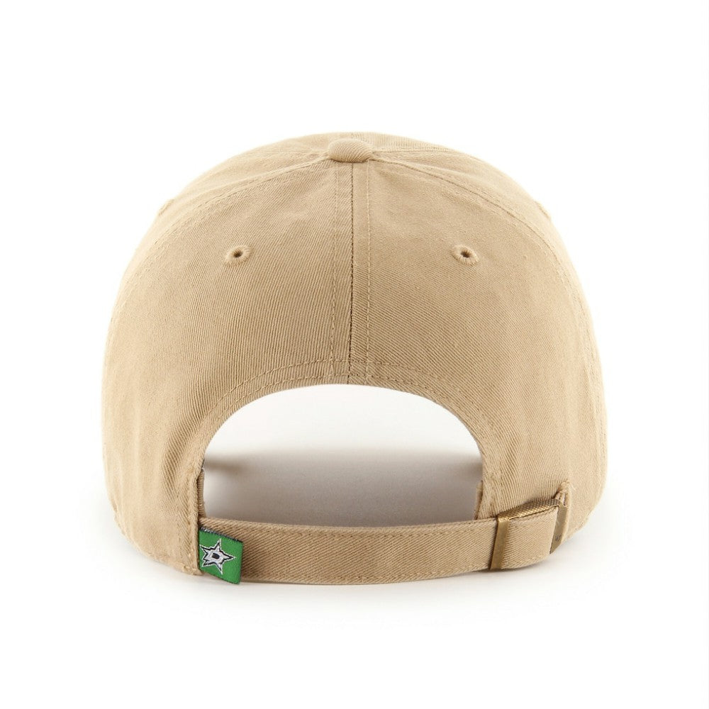 NHL Khaki Dallas Stars '47 Logo Clean Up Adjustable Hat