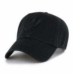 NBA San Antonio Spurs '47 Black on Black Clean Up Adjustable Hat