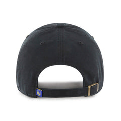 NBA Golden State Warriors '47 Black on Black Clean Up Adjustable Hat