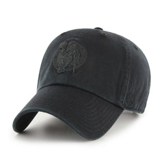 NBA Boston Celtics '47 Black on Black Clean Up Adjustable Hat