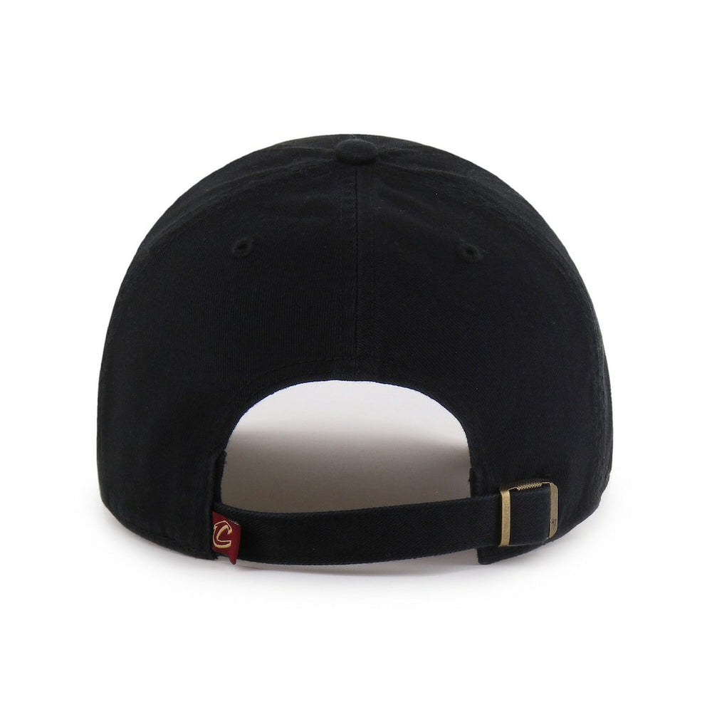 NBA Cleveland Cavaliers '47 Black on Black Clean Up Adjustable Hat
