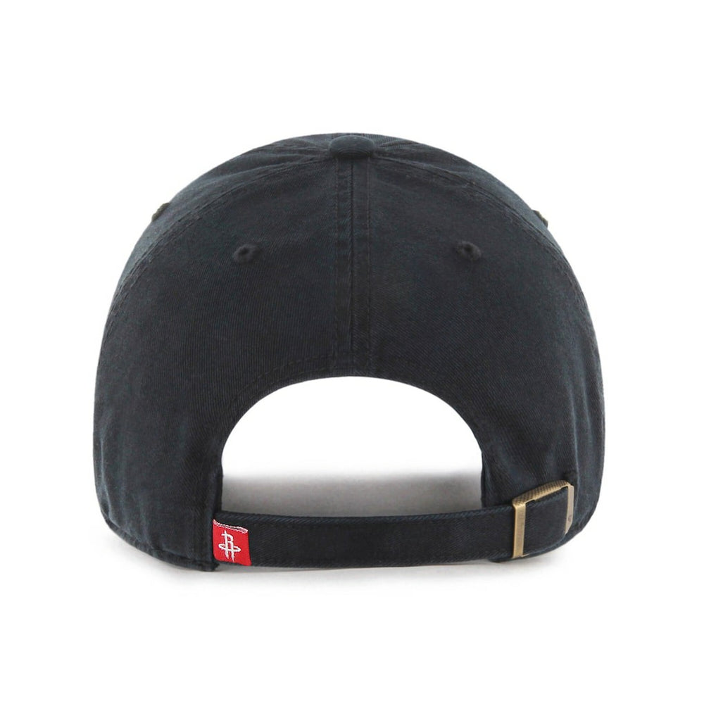 NBA Houston Rockets '47 Black on Black Clean Up Adjustable Hat