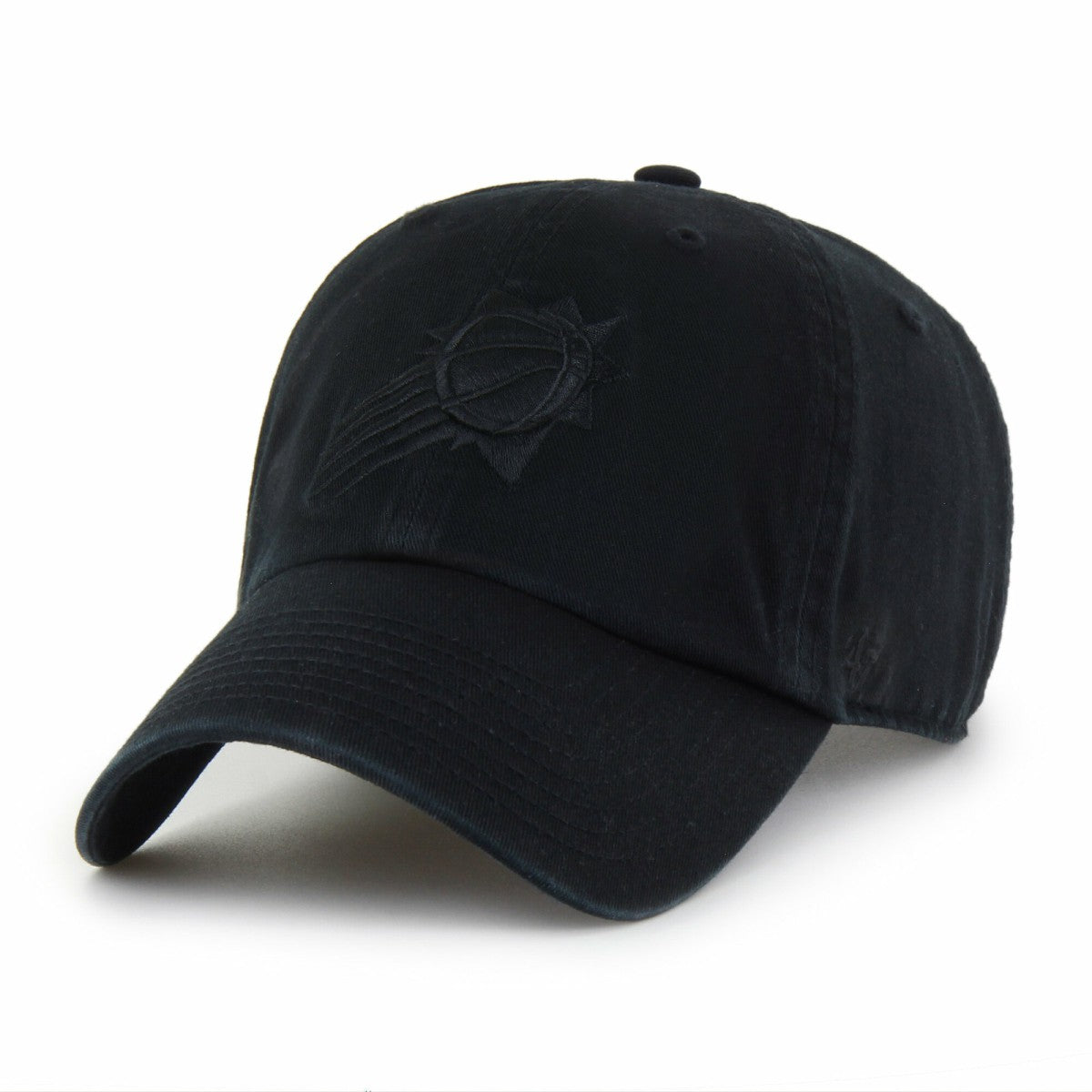 NBA Phoenix Suns '47 Black on Black Clean Up Adjustable Hat