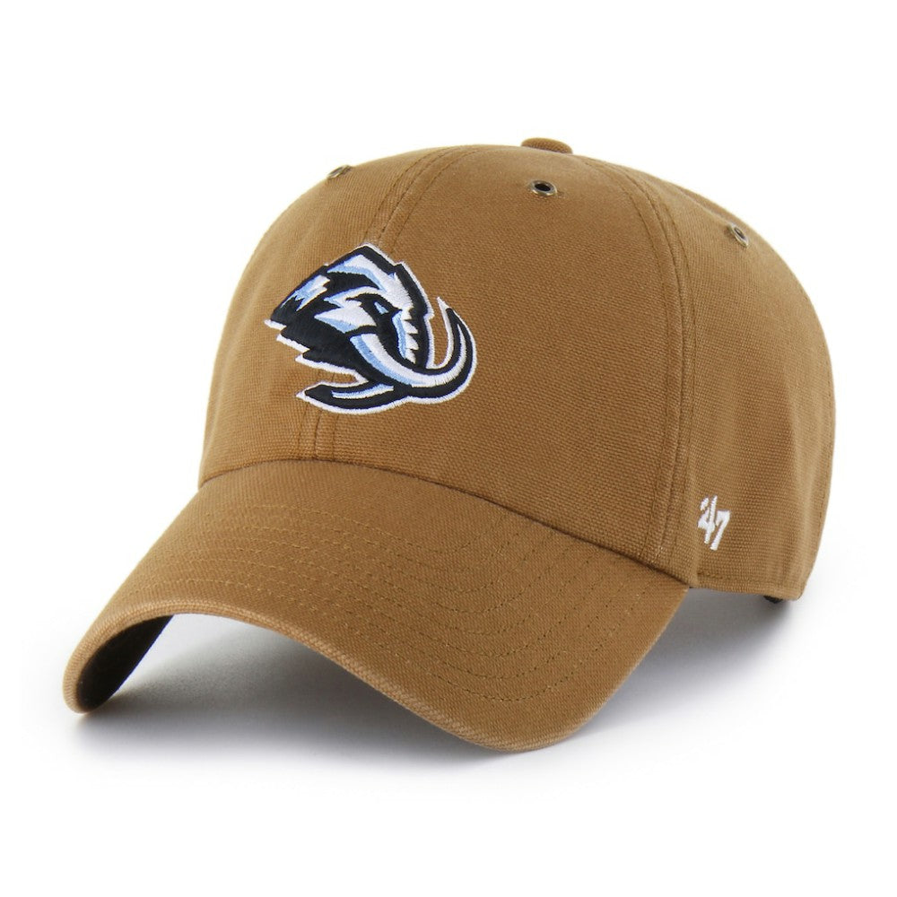 NHL Brown Utah Mammoth Carhartt x '47 Clean Up Adjustable Hat
