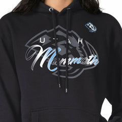 NHL Black Utah Mammoth G-III 4Her by Carl Banks Shadow Logo Fleece Pullover Hoodie
