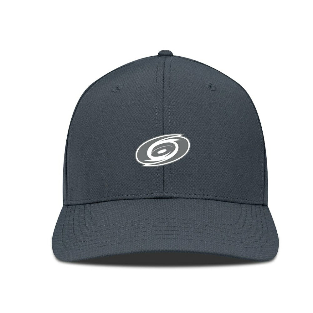 NHL Charcoal Carolina Hurricanes Levelwear Rise Slate & Snow Structured Flex Hat