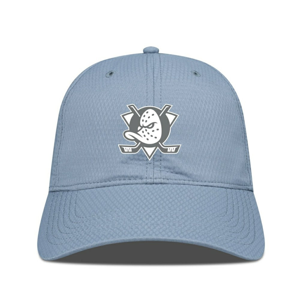 NHL Blue Anaheim Ducks Levelwear Matrix Slate & Snow Unstructured Adjustable Hat