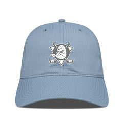 NHL Blue Anaheim Ducks Levelwear Matrix Slate & Snow Unstructured Adjustable Hat