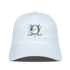 NHL White Anaheim Ducks Levelwear Matrix Slate & Snow Unstructured Adjustable Hat