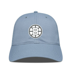 NHL Blue Boston Bruins Levelwear Matrix Slate & Snow Unstructured Adjustable Hat