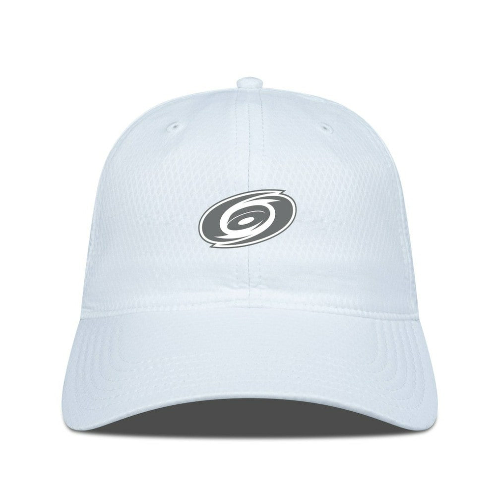 NHL White Carolina Hurricanes Levelwear Matrix Slate & Snow Unstructured Adjustable Hat