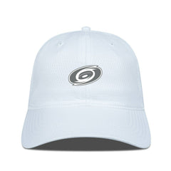 NHL White Carolina Hurricanes Levelwear Matrix Slate & Snow Unstructured Adjustable Hat