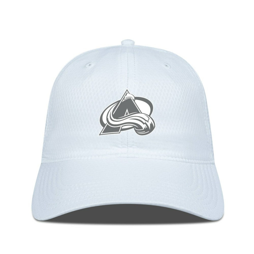 NHL White Colorado Avalanche Levelwear Matrix Slate & Snow Unstructured Adjustable Hat