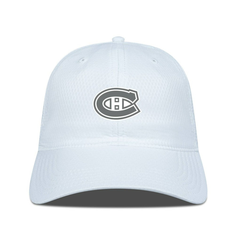 NHL White Montreal Canadiens Levelwear Matrix Slate & Snow Unstructured Adjustable Hat
