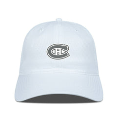 NHL White Montreal Canadiens Levelwear Matrix Slate & Snow Unstructured Adjustable Hat
