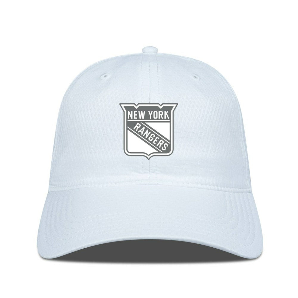 NHL White New York Rangers Levelwear Matrix Slate & Snow Unstructured Adjustable Hat