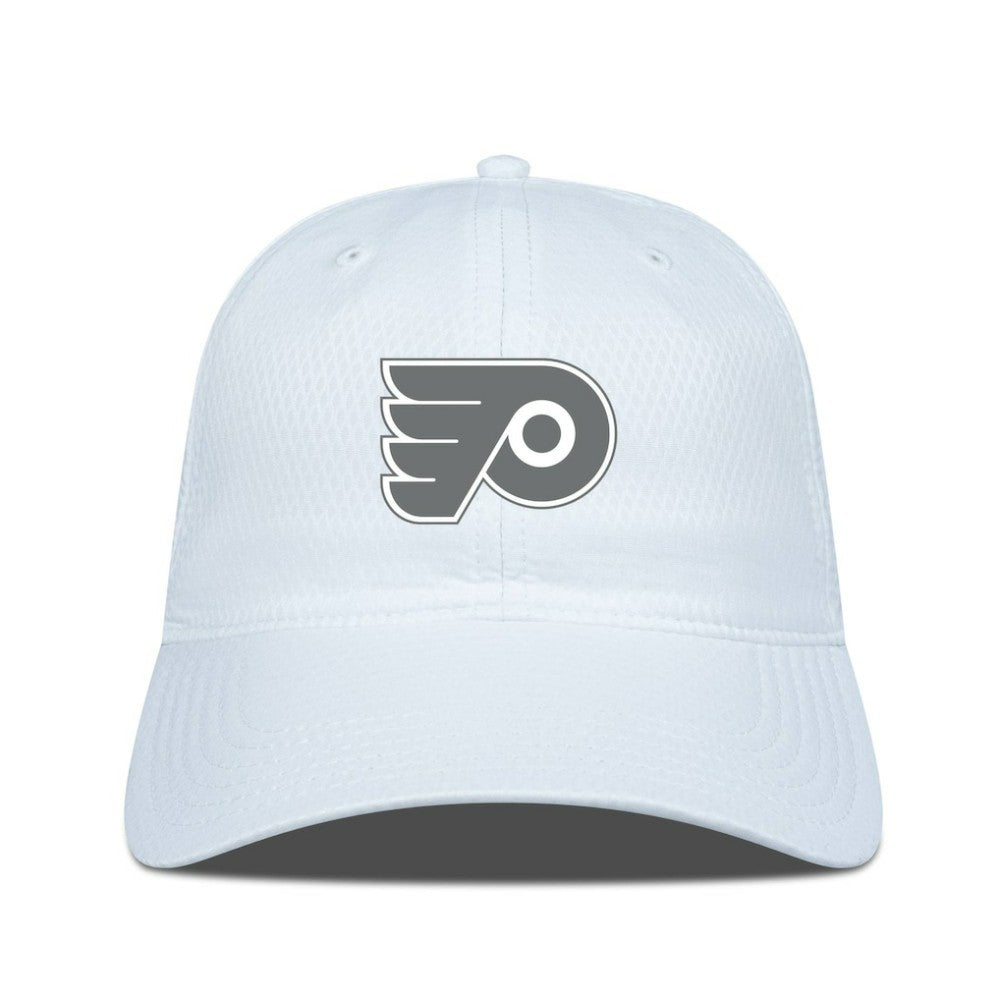 NHL White Philadelphia Flyers Levelwear Matrix Slate & Snow Unstructured Adjustable Hat