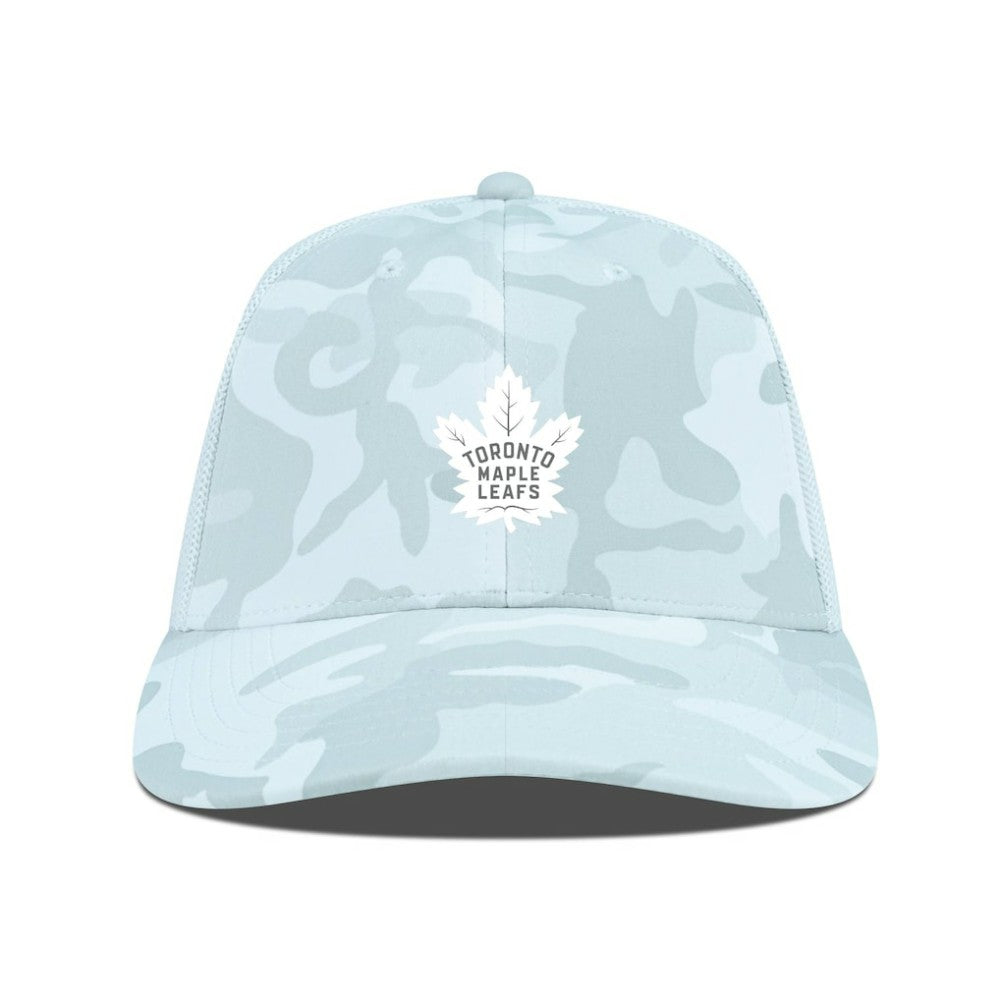 NHL Camo Toronto Maple Leafs Levelwear Clash Slate & Snow Meshback Flex Hat